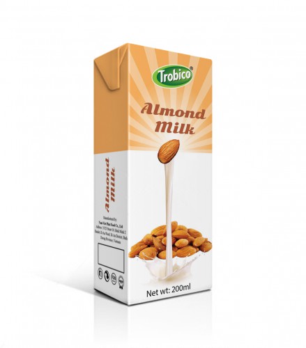 almond milk 200ml in tetra pack